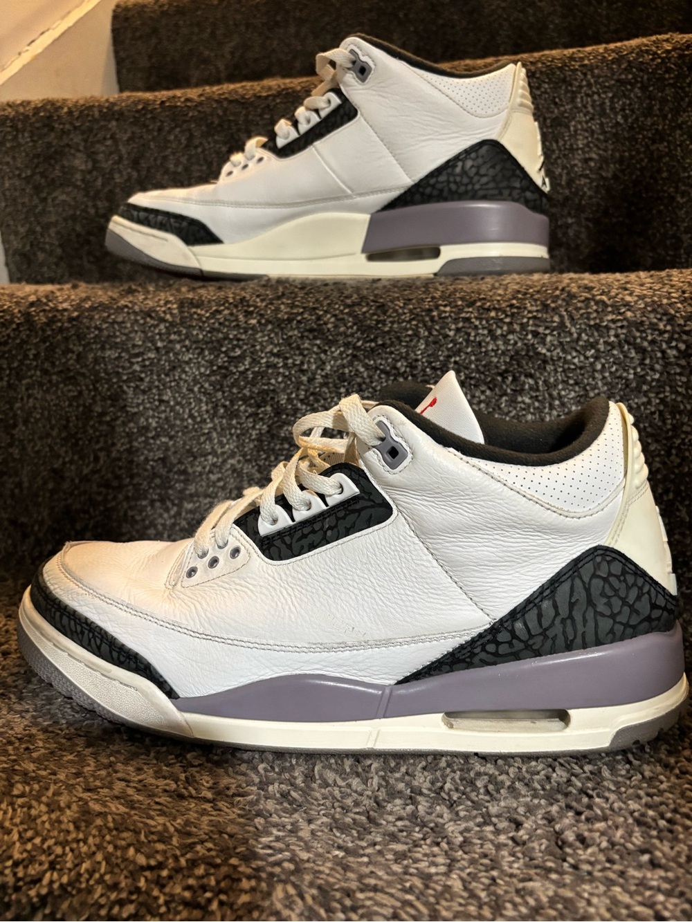 Air Jordan 3 Retro Cement Grey size 12 excellent condition authentic